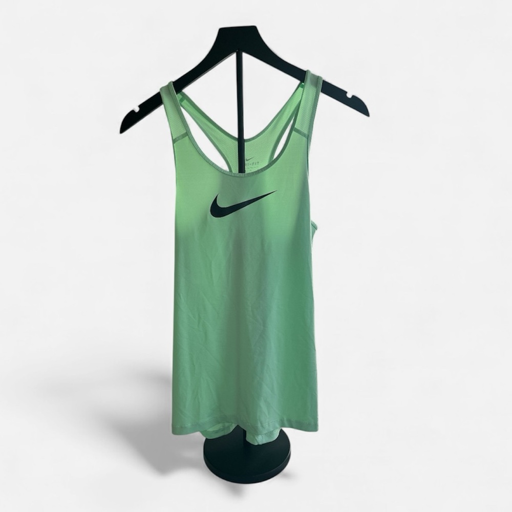 Nike Women's Mint Green Dri-Fit Tank Top